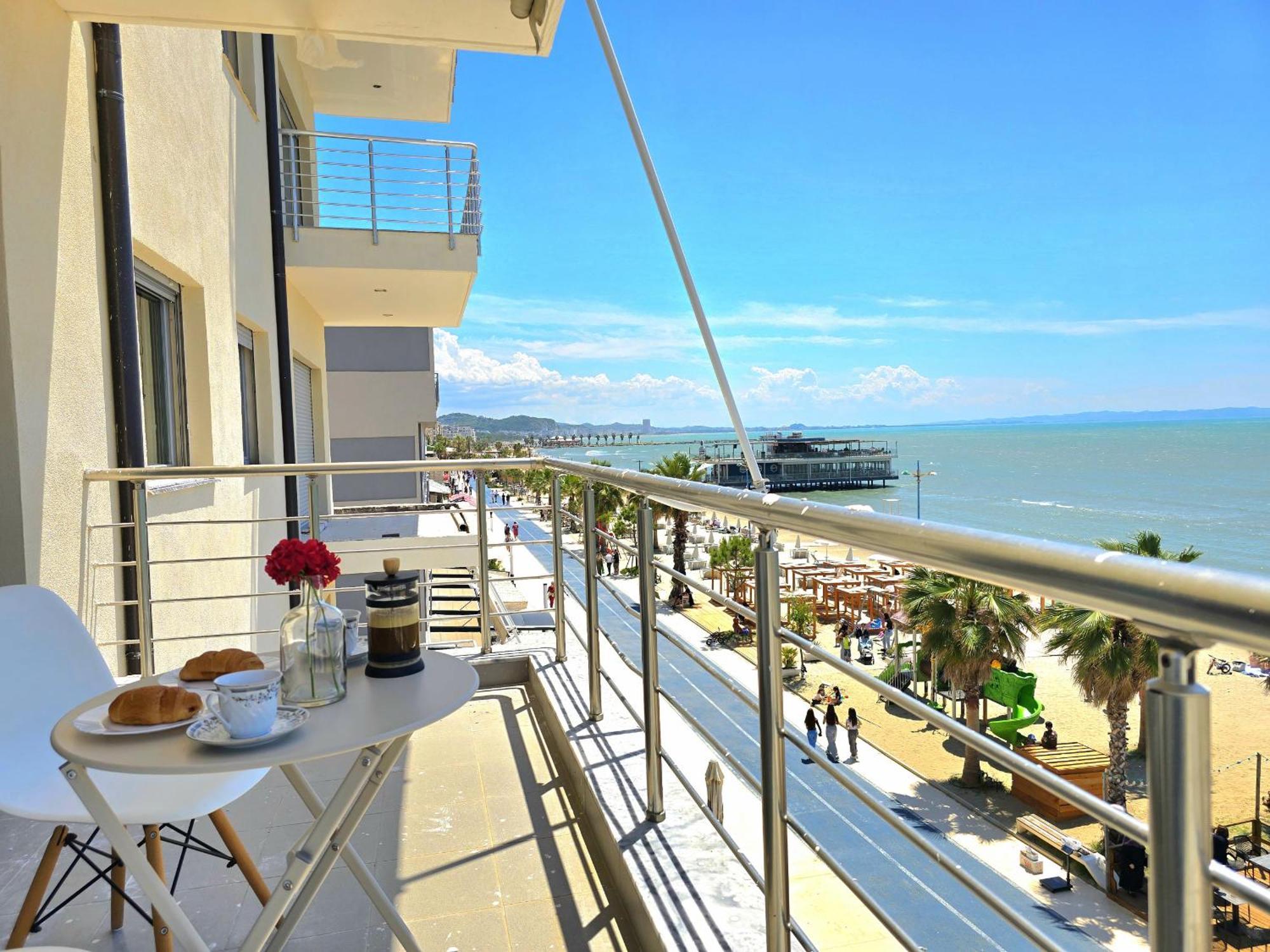 Sea View Apartments In Durres Durrës Exterior foto